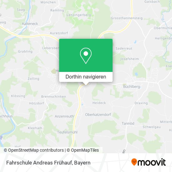 Fahrschule Andreas Frühauf Karte
