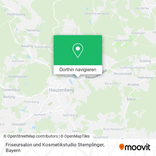 Friseursalon und Kosmetikstudio Stemplinger Karte