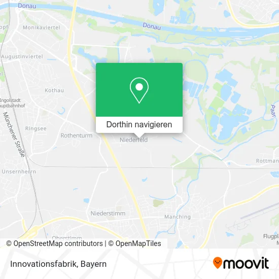 Innovationsfabrik Karte