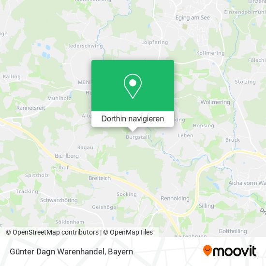 Günter Dagn Warenhandel Karte