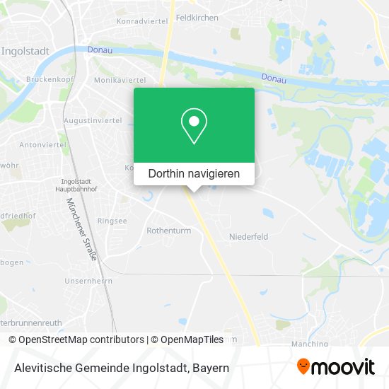 Alevitische Gemeinde Ingolstadt Karte