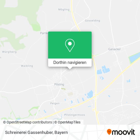 Schreinerei Gassenhuber Karte