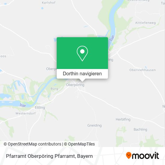 Pfarramt Oberpöring Pfarramt Karte