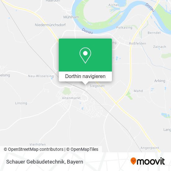 Schauer Gebäudetechnik Karte