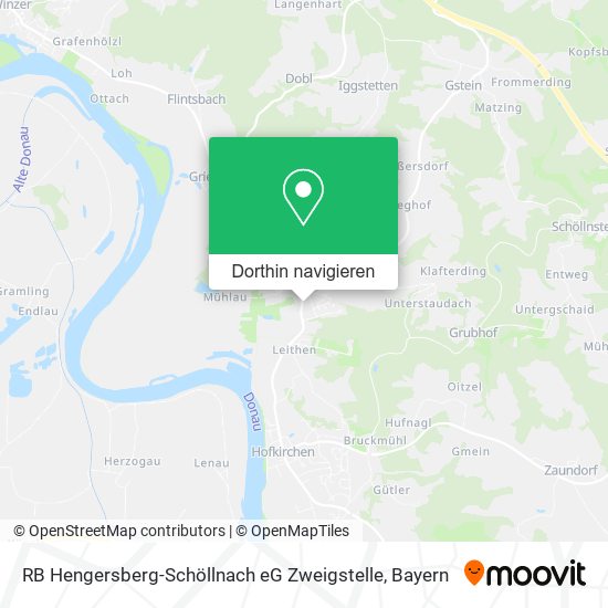 RB Hengersberg-Schöllnach eG Zweigstelle Karte