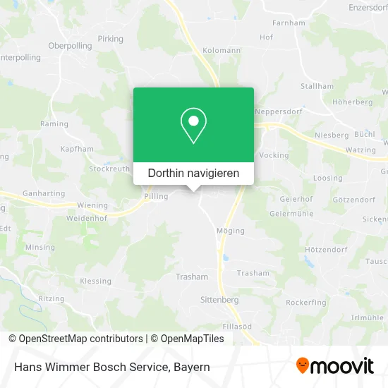 Hans Wimmer Bosch Service Karte