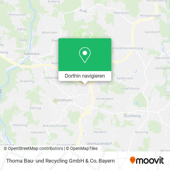 Thoma Bau- und Recycling GmbH & Co Karte
