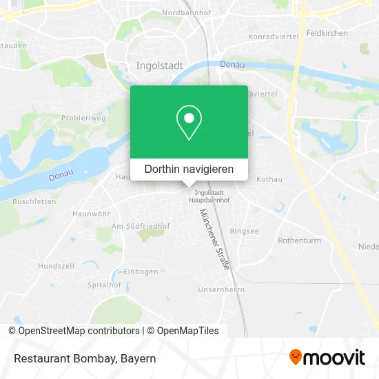 Restaurant Bombay Karte