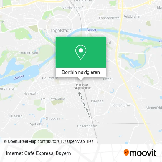 Internet Cafe Express Karte