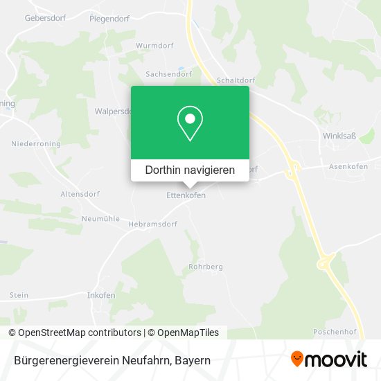 Bürgerenergieverein Neufahrn Karte