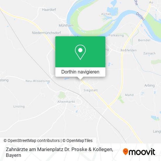 Zahnärzte am Marienplatz Dr. Proske & Kollegen Karte