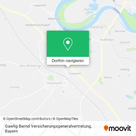 Gawlig Bernd Versicherungsgeneralvertretung Karte