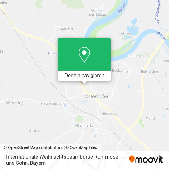 Internationale Weihnachtsbaumbörse Rohrmoser und Sohn Karte