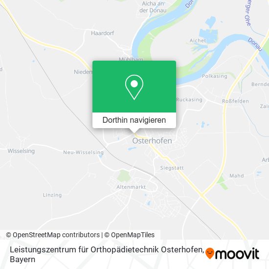 Leistungszentrum für Orthopädietechnik Osterhofen Karte