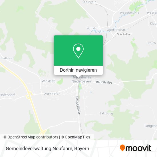 Gemeindeverwaltung Neufahrn Karte