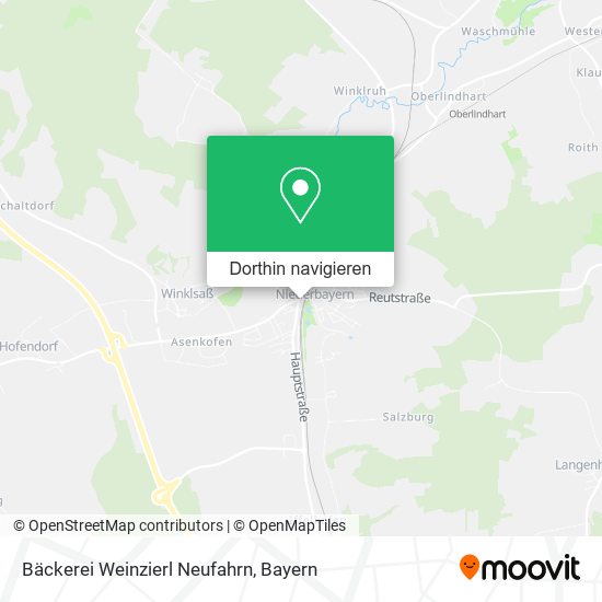 Bäckerei Weinzierl Neufahrn Karte