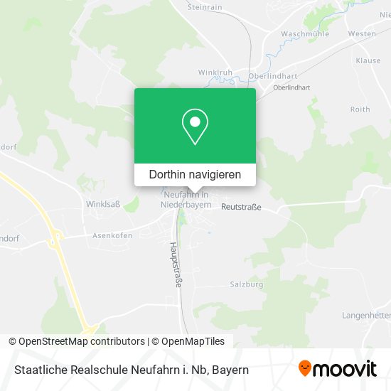 Staatliche Realschule Neufahrn i. Nb Karte