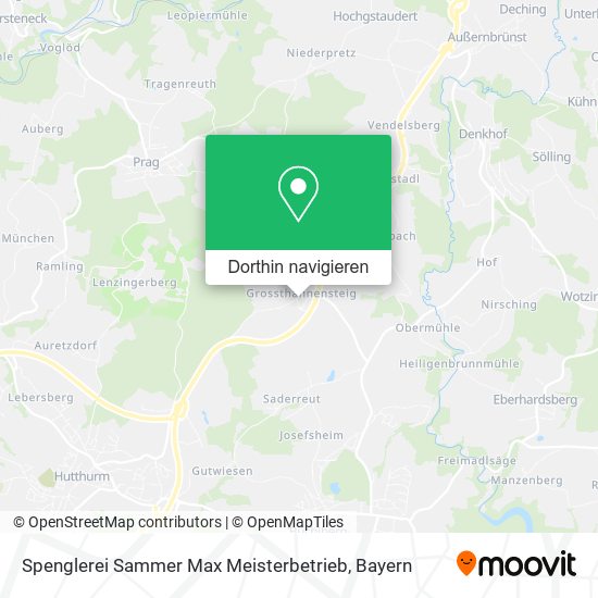 Spenglerei Sammer Max Meisterbetrieb Karte