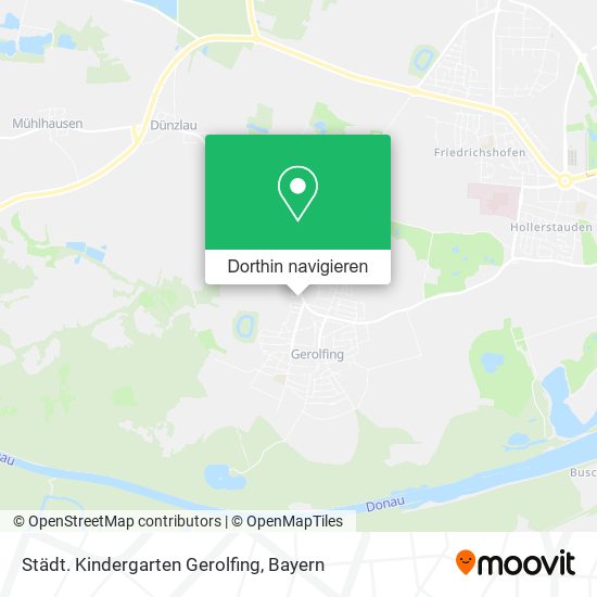 Städt. Kindergarten Gerolfing Karte