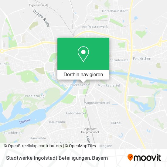 Stadtwerke Ingolstadt Beteiligungen Karte