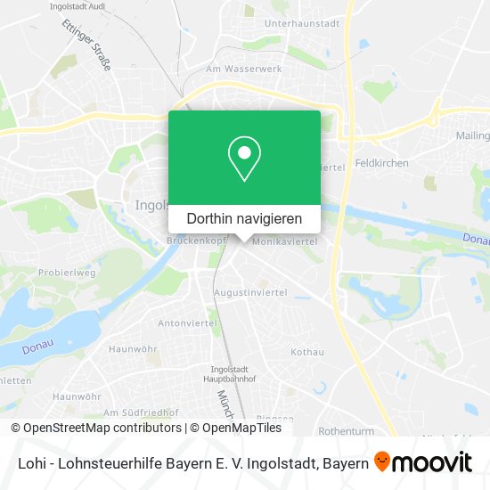 Lohi - Lohnsteuerhilfe Bayern E. V. Ingolstadt Karte