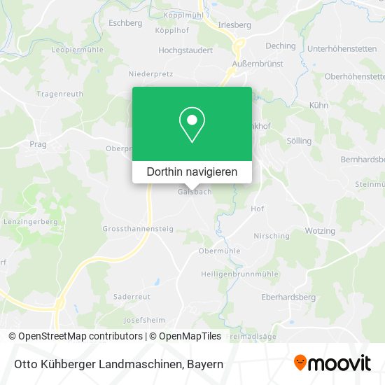 Otto Kühberger Landmaschinen Karte