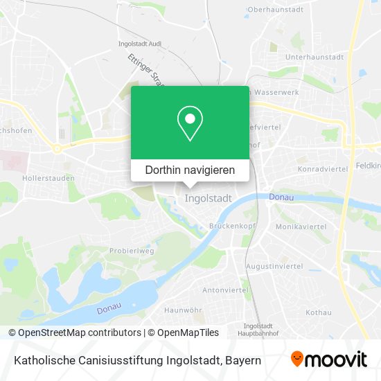 Katholische Canisiusstiftung Ingolstadt Karte