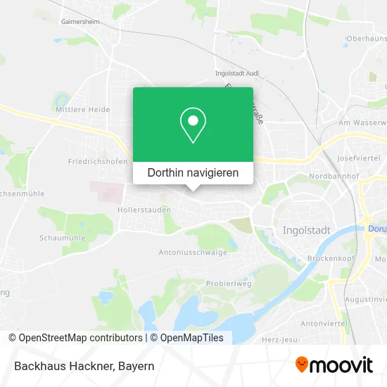 Backhaus Hackner Karte