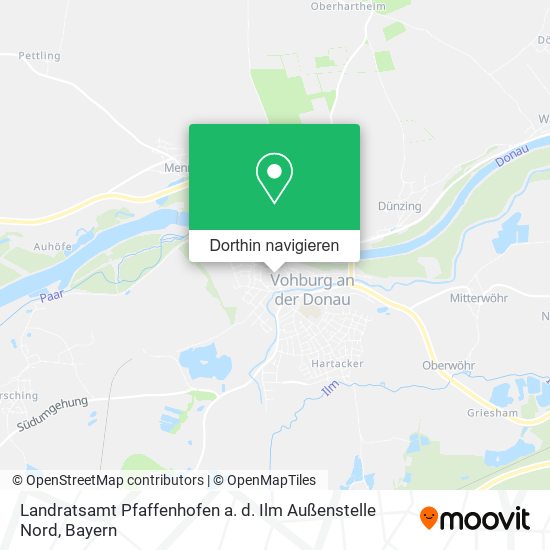 Landratsamt Pfaffenhofen a. d. Ilm Außenstelle Nord Karte