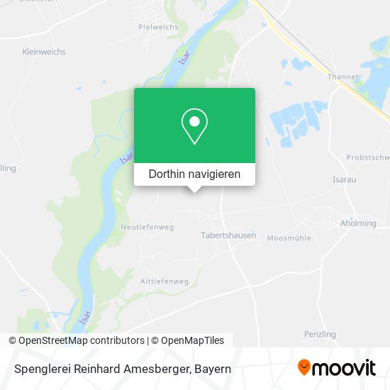 Spenglerei Reinhard Amesberger Karte