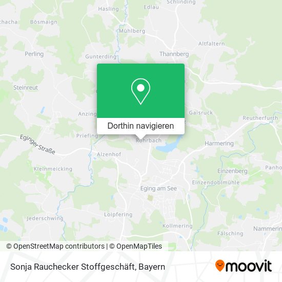 Sonja Rauchecker Stoffgeschäft Karte