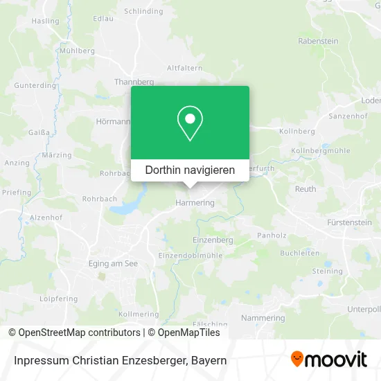 Inpressum Christian Enzesberger Karte
