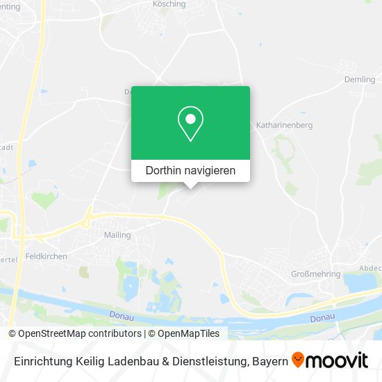 Einrichtung Keilig Ladenbau & Dienstleistung Karte