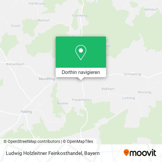 Ludwig Holzleitner Feinkosthandel Karte