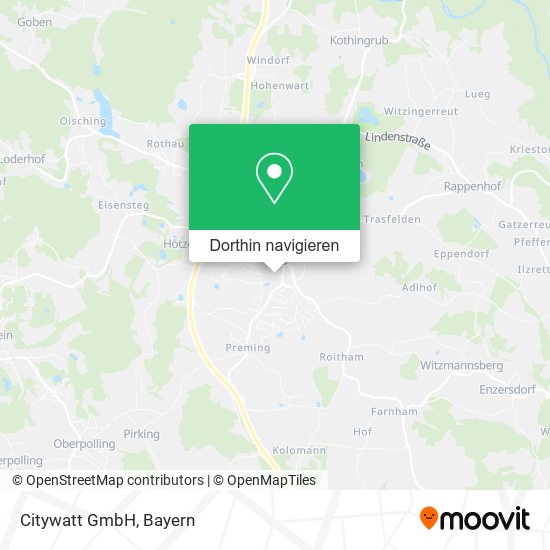 Citywatt GmbH Karte