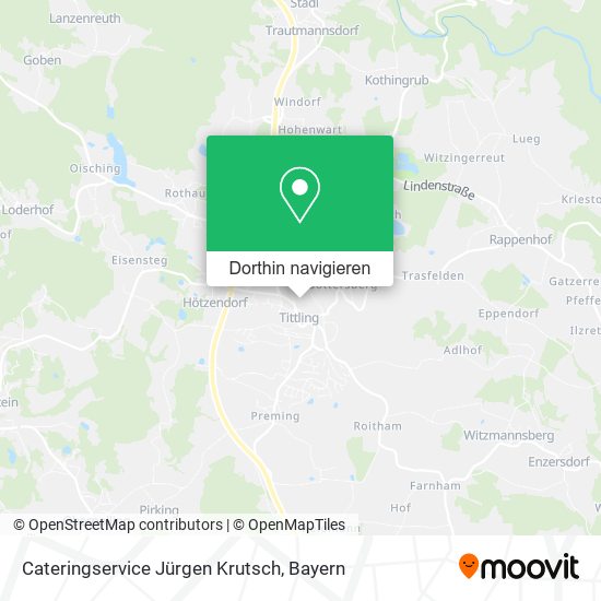 Cateringservice Jürgen Krutsch Karte