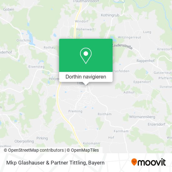 Mkp Glashauser & Partner Tittling Karte