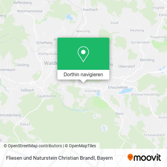 Fliesen und Naturstein Christian Brandl Karte