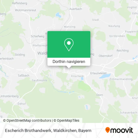 Escherich Brothandwerk, Waldkirchen Karte