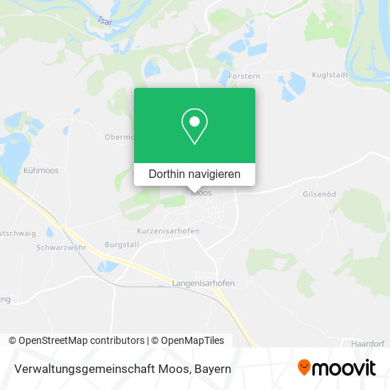 Verwaltungsgemeinschaft Moos Karte