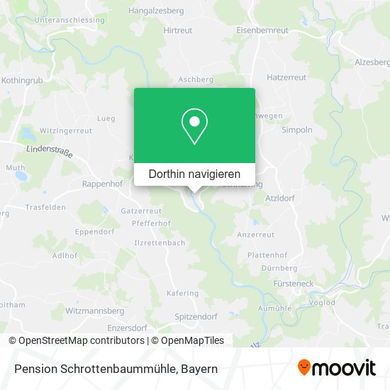 Pension Schrottenbaummühle Karte