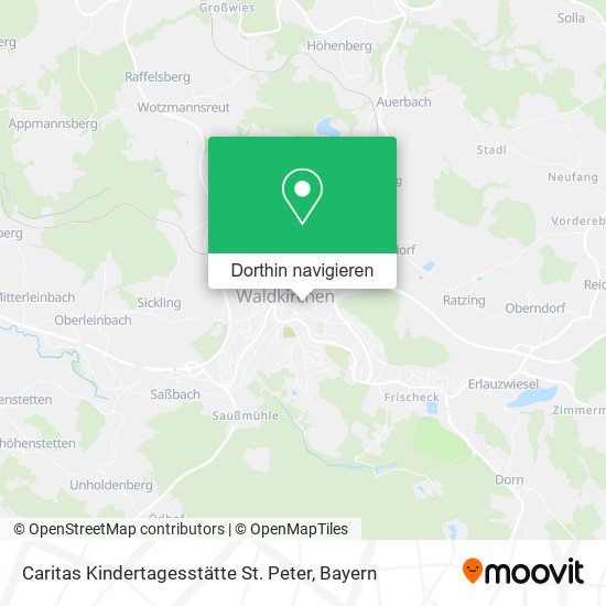 Caritas Kindertagesstätte St. Peter Karte