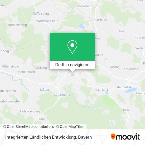 Integrierten Ländlichen Entwicklung Karte