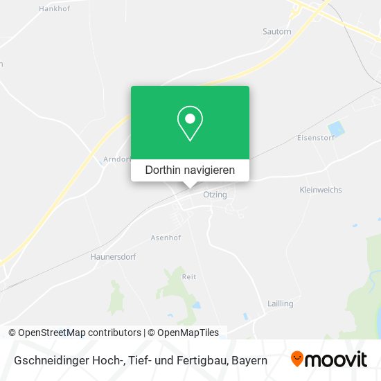 Gschneidinger Hoch-, Tief- und Fertigbau Karte