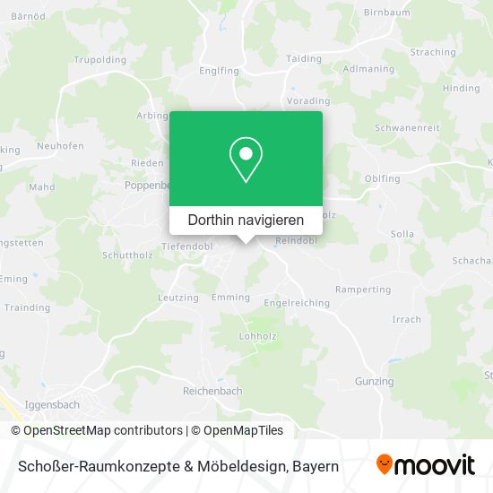 Schoßer-Raumkonzepte & Möbeldesign Karte