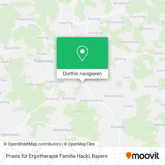 Praxis für Ergotherapie Familie Hackl Karte