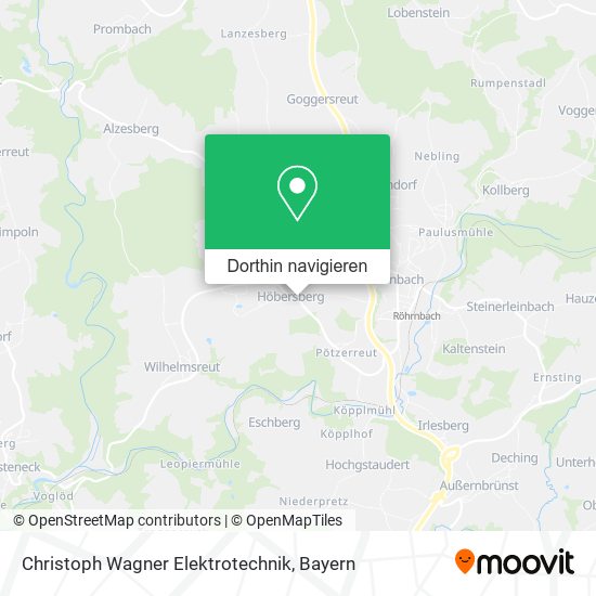 Christoph Wagner Elektrotechnik Karte