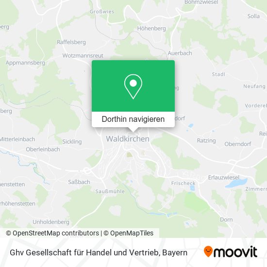 Ghv Gesellschaft für Handel und Vertrieb Karte