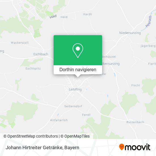 Johann Hirtreiter Getränke Karte