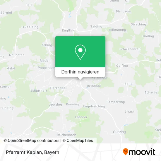 Pfarramt Kaplan Karte